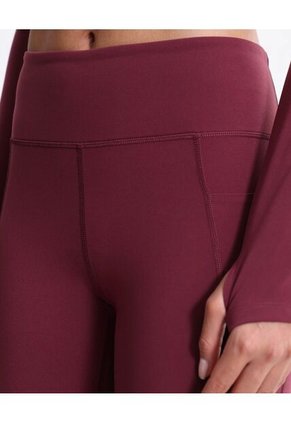 Leggins Para Mujer Largo Color Vino Marca Atmos #31230110