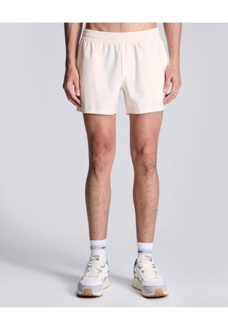 Bermuda Para Hombre Deportiva Largo Color Crema Marca Atmos #32100074 Atmos