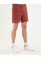 Bermuda Para Hombre Deportiva Largo Color Terracota Marca Atmos #32100070 de Atmos