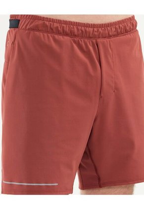 Bermuda Para Hombre Deportiva Largo Color Terracota Marca Atmos #32100070