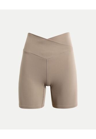 Short Para Mujer Multiusos Punto Color Mocca Marca Atmos #31190113 Atmos