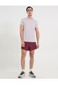 Bermuda Para Hombre Deportiva Corto Color Vino Marca Atmos #32100107 de Atmos