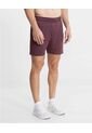 Bermuda  Para Hombre Deportiva Medio Color Vino Marca Atmos #32100163 de Atmos