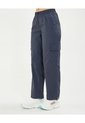 Pantalón Cargo Rompevientos Para Mujer  Deportiva  Color Azul Marca Atmos de Atmos