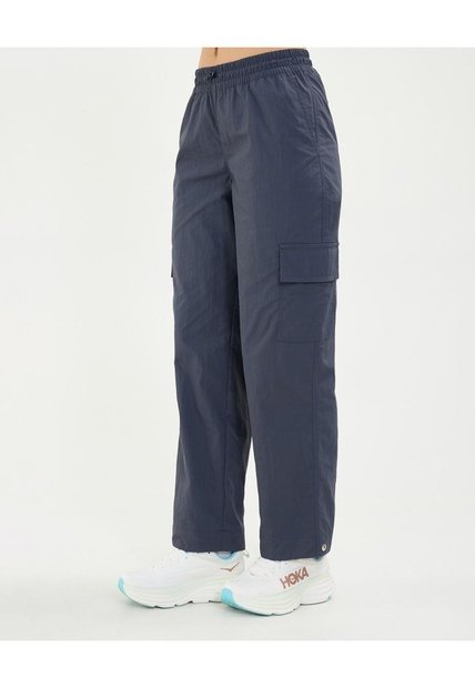 Pantalón Cargo Rompevientos Para Mujer  Deportiva  Color Azul Marca Atmos
