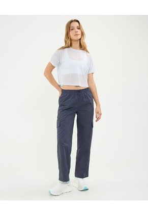 Pantalón Cargo Rompevientos Para Mujer  Deportiva  Color Azul Marca Atmos