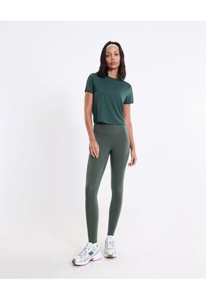 Camiseta Para Mujer Manga Corta Cuello Redondo Color Verde Marca Atmos #31090311