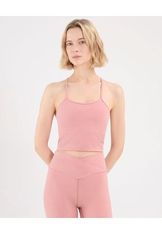 Camiseta Para Mujer Crop Top Manga Sisa Color Rosa Marca Atmos #31090169 Atmos