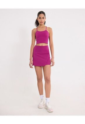 Camiseta Para Mujer Crop Top Color Fucsia Marca Atmos #31090281