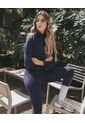 Leggins Core Control Aerius Skin  Para Mujer Azul Atmos de Atmos
