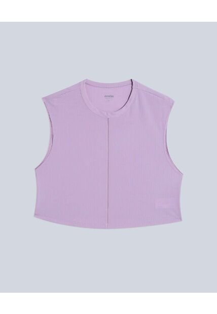 Camiseta Para Mujer Manga Corta Color Lila Marca Atmos #31090151