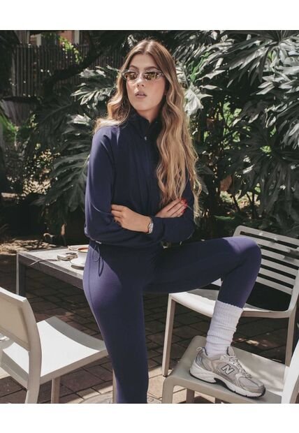 Leggins Para Mujer Largo Color Azul Marca Atmos #31230114