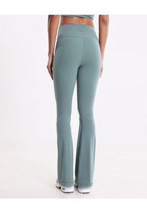 Leggins Flare  Para Mujer Largo Color Verde Marca Atmos #31230130