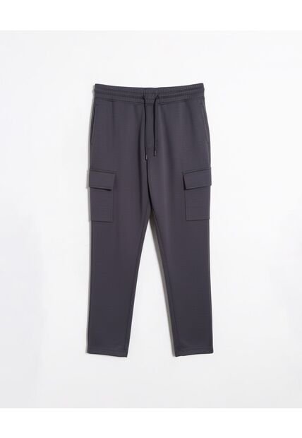 Pantalón  Para Hombre Jogger Color Gris Marca Atmos #32070086