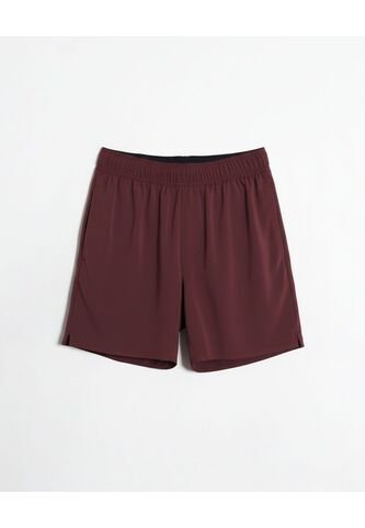 Bermuda  Para Hombre Deportiva Medio Color Vino Marca Atmos #32100163 Atmos