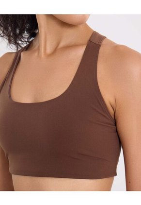 Top Para Mujer  Color Café Marca Atmos #31220176