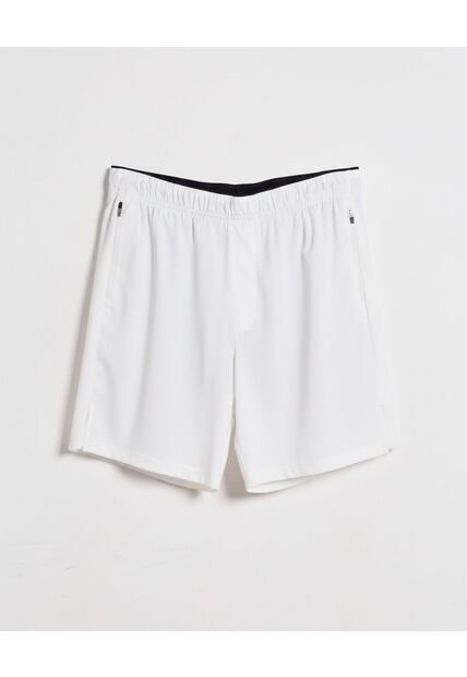 Bermuda  Para Hombre Deportiva Largo Color Blanco Marca Atmos #32100156