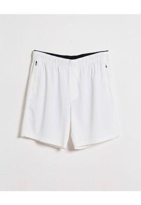 Bermuda  Para Hombre Deportiva Largo Color Blanco Marca Atmos #32100156