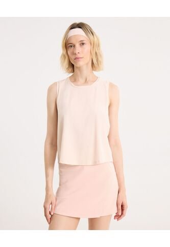 Camiseta Para Mujer Manga Sisa Cuello Redondo Color Crema Marca Atmos #31090275 Atmos