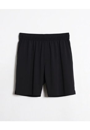 Bermuda  Para Hombre Deportiva Medio Color Negro Marca Atmos #32100162