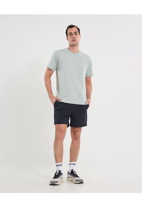 Camiseta Para Hombre Manga Corta Cuello Redondo Color Gris Marca Atmos #32090221