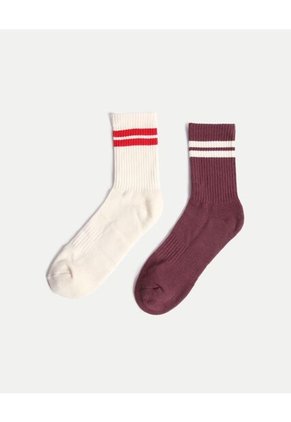 Medias X2 Para Mujer Caña Media Color Surtido Marca Atmos #31980055