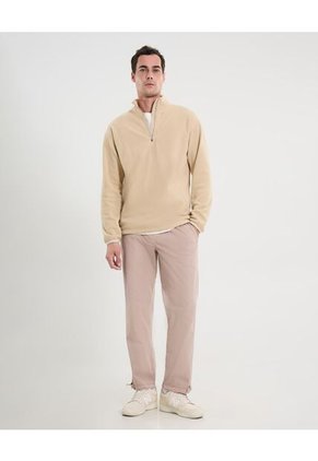 Buzo Para Hombre Cuello Alto O Cuello Tortuga Color Crema Marca Atmos #32060043