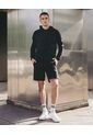 Short Con Cortes Plush  Para Hombre Negro Atmos de Atmos