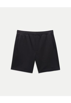 Short Con Cortes Plush  Para Hombre Negro Atmos
