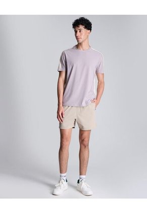 Bermuda Para Hombre Deportiva Largo Color Beige Marca Atmos #32100083