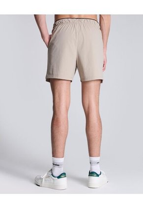 Bermuda Para Hombre Deportiva Largo Color Beige Marca Atmos #32100083