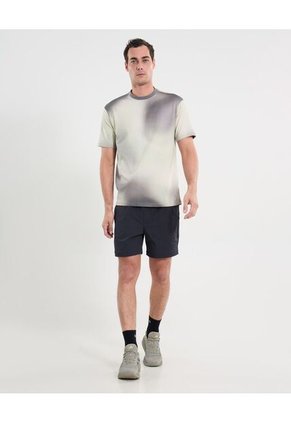 Camiseta Para Hombre Manga Corta Cuello Redondo Color Gris Marca Atmos #32090224