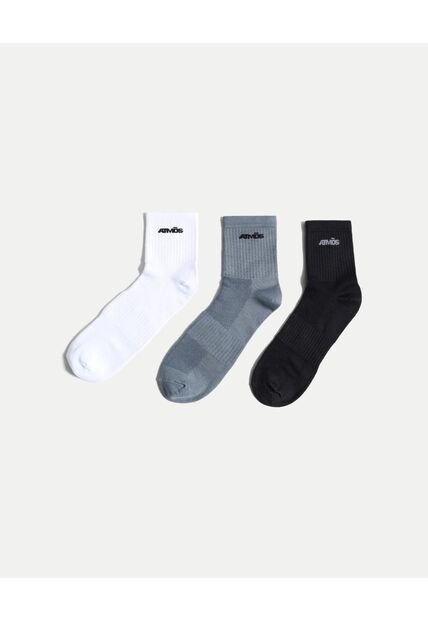 Medias Para Hombre Caña Corta Color Surtido Marca Atmos #32980036