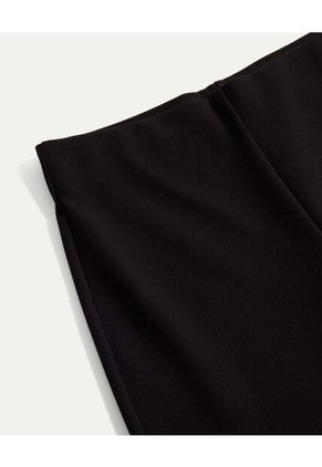 Pantalón Flare Tela Técnica Fluida  Para Mujer Negro Atmos