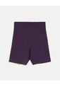 Short Pretina Cruzada Aerius Skin 15 Cm  Para Mujer Uva Atmos de Atmos
