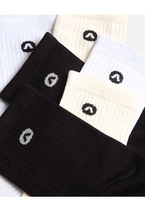 Pack X 3 Medias Caña Media En Microfibra X3 Para Mujer Negro Atmos