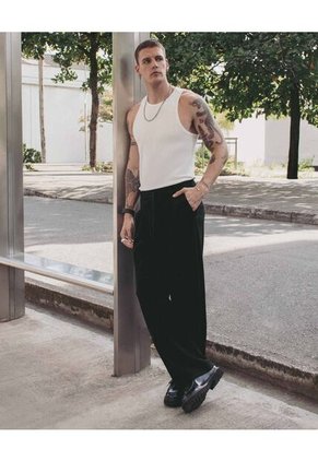 Pantalón Para Hombre Moda Color Negro Marca Atmos #32070089