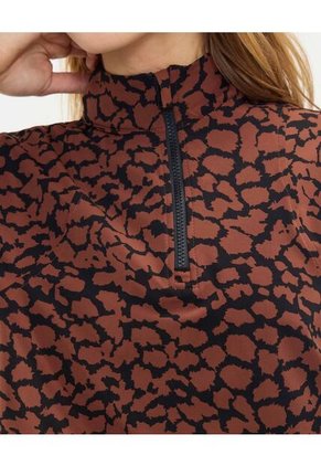 Buzo Para Mujer Cuello Alto O Cuello Tortuga Color Café Marca Atmos #31060052