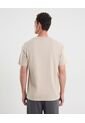 Camiseta Para Hombre Manga Corta Cuello Redondo Color Beige Marca Atmos #32090226 de Atmos