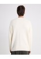 Saco Cuello Redondo Tejido  Para Hombre Crema Atmos de Atmos