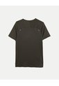 Camiseta Deportiva Texturizada  Para Hombre Verde Atmos de Atmos
