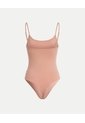 Body Brasilera En Microfibra Para Mujer  Deportiva  Color Rosa Marca Atmos de Atmos