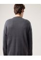 Saco Cuello Redondo Tejido  Para Hombre Gris Atmos de Atmos