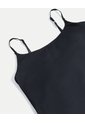 Body Brasilera En Microfibra Para Mujer  Deportiva  Color Negro Marca Atmos de Atmos