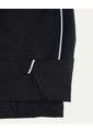 Bermuda Training Larga Con Biker Piping  Para Hombre Negro Atmos de Atmos