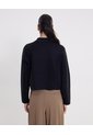 Saco Corto Abierto Con Bolsillos  Para Mujer Negro Atmos de Atmos
