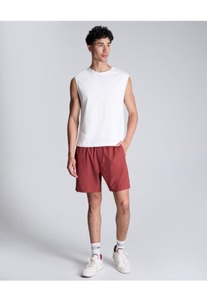 Bermuda Para Hombre Bermuda Color Terracota Marca Atmos #32100073