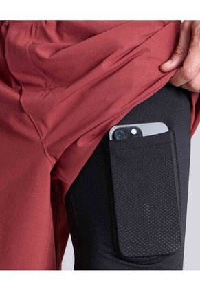 Bermuda Para Hombre Bermuda Color Terracota Marca Atmos #32100073