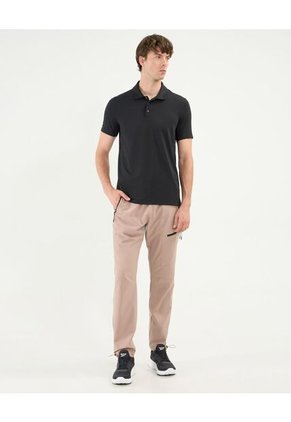 Polo Para Hombre Cuello Maquina Con Bolsillo Color Negro Marca Atmos #32110005