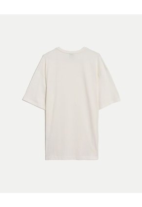 Camiseta Para Hombre Manga Corta Cuello Redondo Color Blanco Marca Atmos #32090227